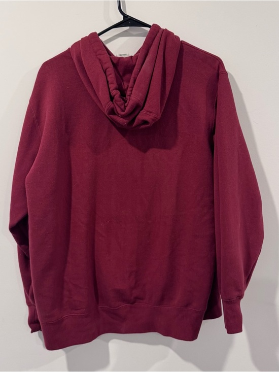 Ariat Women’s Burgundy Hoodie with Logo Sleeve XL - Picture 8 of 8